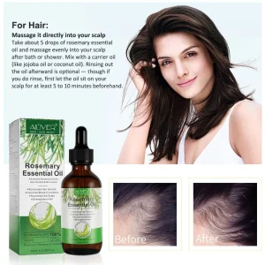 ALIVER Nourishing Hair Repairing Growth Scalp Care Rosemary Essential Oil Hair Oil Rosemary