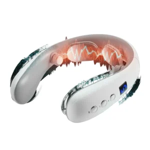 Acupuncture Smart TENS Electric Pulse Wireless Heat Neck Massager EMS Relieve Cervical Spine Care Instrument