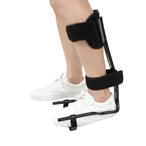 Adjustable External Drop Foot Orthosis Support for Walking Aid and Stroke Rehabilitation
