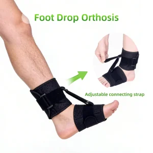 Adjustable Foot Drop Orthosis Ankle Support Brace for Stroke Recovery and Walking Assistance Foot Correction Orthotic Shoes