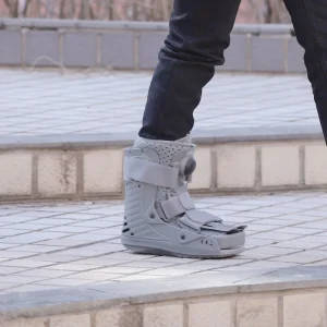 Adjustable Medical Grey Cam Walker Boot Orthopedic Air Walking Boot for Fracture Ankle Foot Pain Relief Support