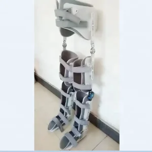Adjustable Orthopedic Hip Knee Ankle Foot Brace with Hinge Adjustments Orthotics for Fixation Physical Therapy