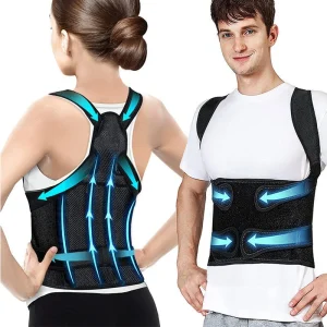 Adjustable Shoulder Strap Back Support Belt Posture Corrector Protection Men Women Orthopedic Brace Spandex Nylon