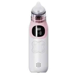 Adjustable Suction Infant Nasal Aspirator with Music & Light Grade Baby Nose Cleaner Automatic Toddler Nose Silicone Supplies