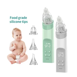 Adjustable Suction Level Music Light Soothing Grade Baby Nasal Aspirator Automatic Toddler Nose Sucker Infant Snot Cleaner