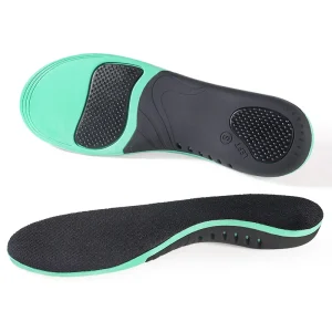 Adult Anti Pronation High Arch Supports Orthotic Shoe Insoles Cushioning Shock Absorption PU Material for Flat Feet