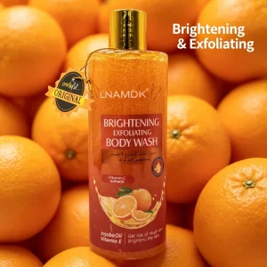 Africa Skin Care 100% Organic Vitamin C Body Scrub Wash Deep Exfoliating Brightening Lightening Body Wash 500ml