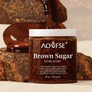 All Natural Body Scrubs Made for Sensitive Skin Men Face Scrub Brown Sugar Brightening Body Scrub
