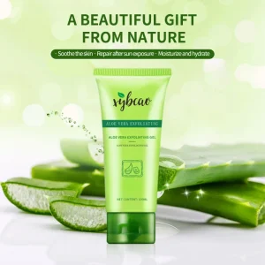 Aloe Vera Exfoliating Scrub Gel Moisturizing Nourishing Softening Dead Skin Removal Face Body All Skin Types Radiant 100ml