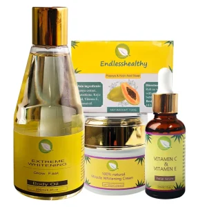 Aloe Vera Skin Care Set Soap Cream Serum Oil 4pcs OEM ODM Private Label Custom