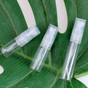 Amber Clear Spray Bottles 2ml 3ml 5ml 10ml Essential Oil Mist Spray Perfume Atomizer Bottle With Plastic Cap