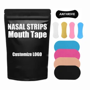 Anthrive Hypoallergenic Breathable Mouth Tape Anti sweat Performance Strong Nasal Strips