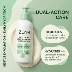 Anti Bump Body Lotion 12% Lactic Acid AHA Exfoliating Smoothing Moisturizer Keratosis Pilaris Arms Legs Body