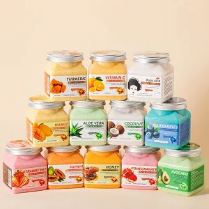 Aocado Kojic Acid Exfoliating Scrub Body Cleansing Moisturizing Whitening Brightening Factory Price
