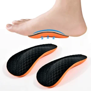 Arch Support Half Pad Shock absorbing Fasciitis Foot Valgus Flat Foot Corrective Insole