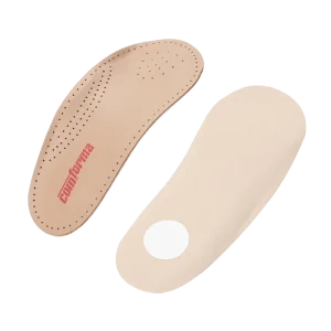 Arch Support Orthotic Insoles Sheepskin Leather Flat Feet Corrective Insole Shock Absorption Foot Care Inserts Insoles for Shoes