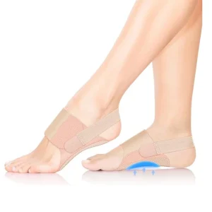 Arch Support for Plantar Fasciitis Relief Enhanced Non-Slip Cushioned Wearable Inserts Built-In Gel Pads Washable Adjustable