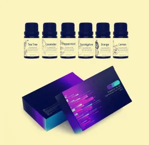Aromatherapy Essential Oil Set with Natural Scents for Relaxation and Stress Relief