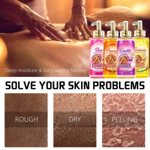 Aromatherapy Essential Oil Therapeutic Grade Multi Use Rose Deeply Nourishes Gentle Exfoliation Brighten 300ml Body Oil