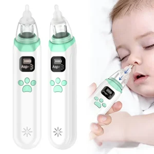 Auto Clean Plastic Baby Booger Sucker Nose Cleaner Electric Nasal Aspirator with Smell Removal and Dehumidification for Toddlers
