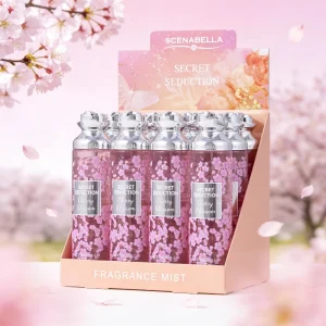 Available Cherry Blossom Fragrance Mist 236ML Fresh Natural Floral Scent Body Spray for Daily Self Care