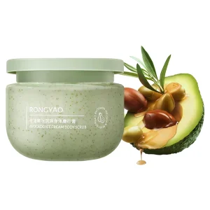 Avocado Body Exfoliating Scrub Natural Moisturizing Body Care Whitening Sugar Scrub Avocado Body Scrub