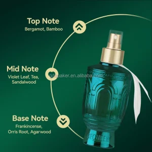 BEQUEEN Fresh Bergamot Tea Scent 250ml Hair & Body Fragrance Mist Hydrating Long Lasting Alcohol Free for Sensitive Skin