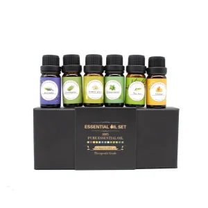 BLIW Private Label Natural Pure Essential Oil Gift Set Lavender Peppermint Lemongrass Tea Tree Aromatherapy Essential Oil