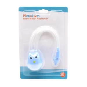 BPA Free Cute Owl Design Infant Nasal Hygiene Manual Baby Nasal Aspirator Tube Nose Cleaner for Kids