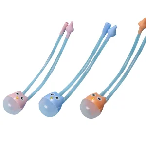 BPA Free Manual Nasal Aspirator for Baby High Pressure Nose Cleaner Suction Powered Cartoon Baby Aspiration Device
