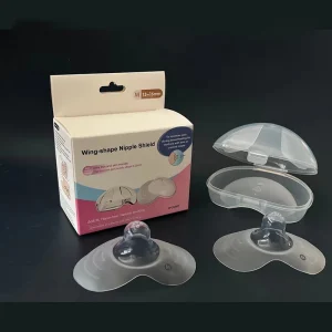 BPA Free Silicone Breast Nipple Shield for Breast Milk Feeding for 0 12 Months Manufacturers’ Stock Supply