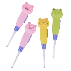 Baby Care Ear Cleaner LED Flashlight Earpick Remover Ear Wax Removal Kids Ear Care Tools