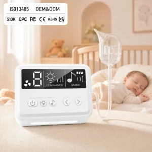 Baby Electric Nasal Aspirator Cordless Handheld Mucus Remover Soft Reusable Tips BPA Free Latex Free Fast Flow Infant Cold Care