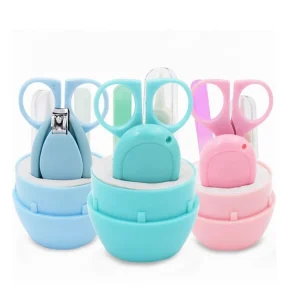 Baby Manicure Kit Include Nail Scissors Clipper Ear Pick and Nail File