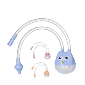 Baby Mouth Suction Nasal Aspirator Soft Silicone Nozzle Baby Nose Cleaner for 0 5 Years Baby