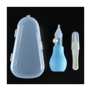 Baby Mucus Nasal Sucker Silicone Newborn Vacuum Soft Manual Anti Backflow Nasal Aspirator Vacuum Cleaner