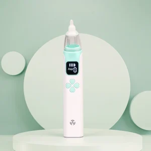 Baby Nasal Aspirator & Cleaner Plastic 2in1 with Three-Speed Adjustment