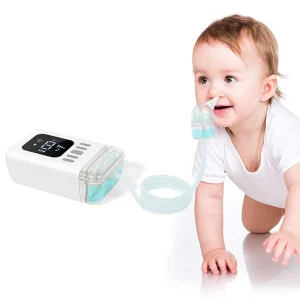 Baby Nasal Aspirator Desktop Electric Nose Aspirator for Toddler Automatic Nose Cleaner 9 Levels Adjustable Suction