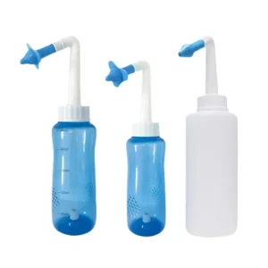 Baby Nasal Aspirator Kit Portable Manual Nose Cleaner 300ml with PP Plastic for Sinus Congestion Relief
