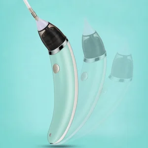 Baby Nasal Aspirator Nose Cleaner Electric ABS Ear Wax Remover Vacuum Cleaner 2 in 1 USB Rechargeable