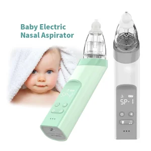 Baby Nasal Aspirator Powerful Suction Electric LCD Screen Nose Cleaner for Newborn Toddlers