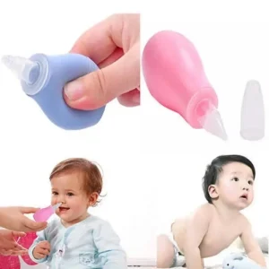 Baby Nasal Aspirator Safe Silicone Nose Cleaner Soft Tip Snot Remover for Newborns & Infants