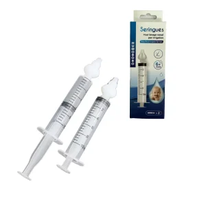Baby Nasal Irrigator 10ml Infant Syringe Nose Aspirator CE ISO Rhinitis Washer Silicone BPA Free Reusable Sterile Nasal Cleaner
