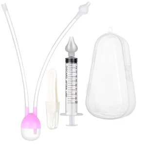 Baby Nasal Suction Aspirator Nose Cleaner Eco-friendly PP Material 0-24 Months Health Care Tool