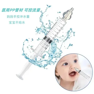 Baby Nose Cleaner Rhinitis Nasal Washer Needle Tube Baby Nasal Aspirator Cleaner Syringe Baby Nose Washing for Kid B