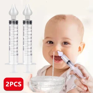 Baby Nose Washing for Children Baby Nose Cleaner Rhinitis Nasal Washer Needle Tube Baby Nasal Aspirator Cleaner Syringe
