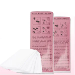 Bag of 80 Non Woven Wax Strips for Professional Beauty Salon Hair Removal Targeted on Body