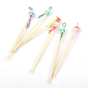 Bamboo Ear Pick Cleaner Ear Spoon Earwax Curette Remover Earpick Tool Hanging Clean Tool for Ear for Adult Children
