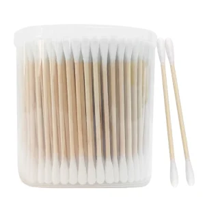 Bamboo Fabrication Biodegradable Cotton Swab Bamboo Stick Q tip