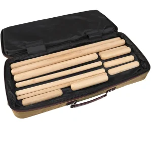 Bamboo Massage Therapy Set Bamboo Stick Heated Bag